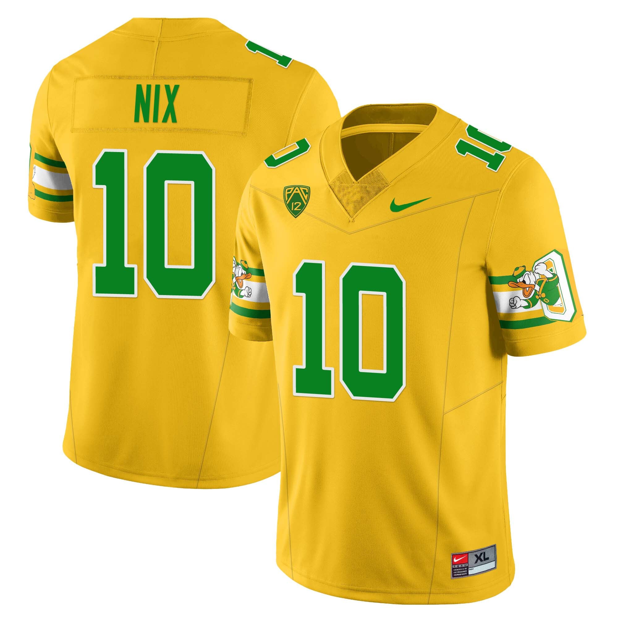 Menâs Oregon Ducks âMighty Oregonâ Throwback Football Uniforms â All Stitched